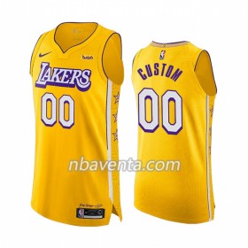 Camiseta Hombre Los Angeles Lakers Personalizadas 2019-20 Nike City Edition Swingman
